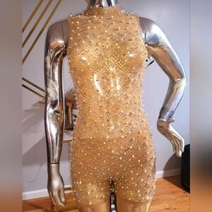 ***NWOT Womens Sequin Romper***